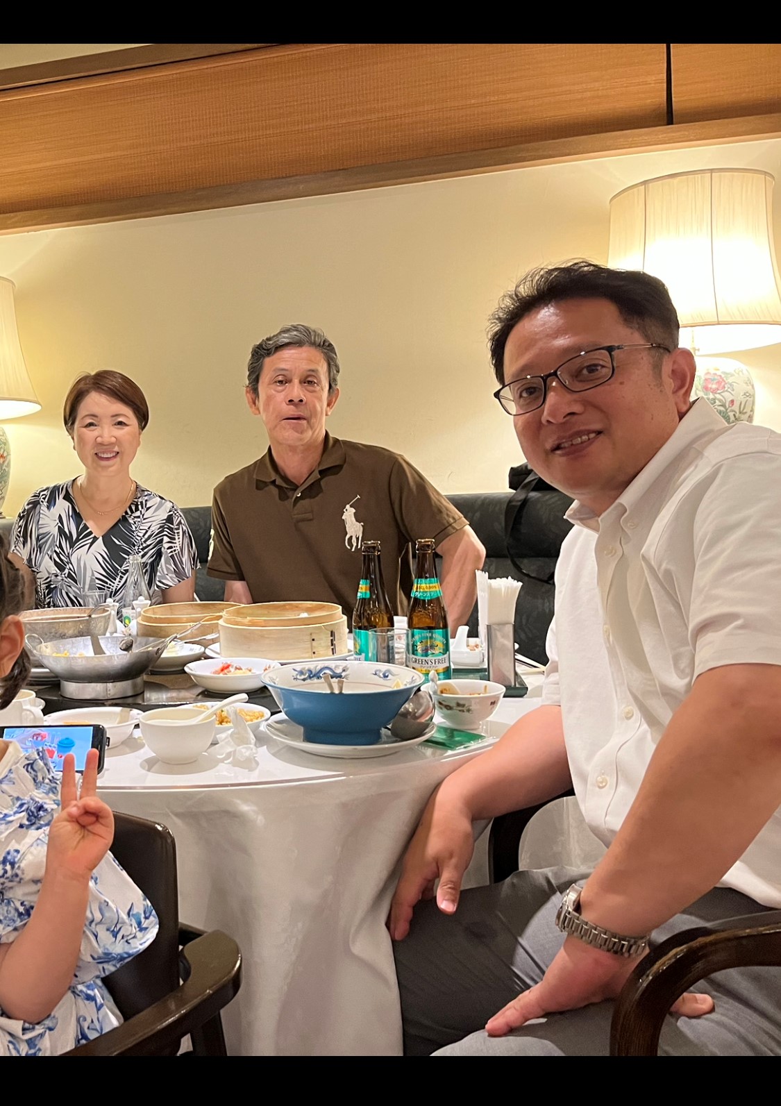 恩人との会食